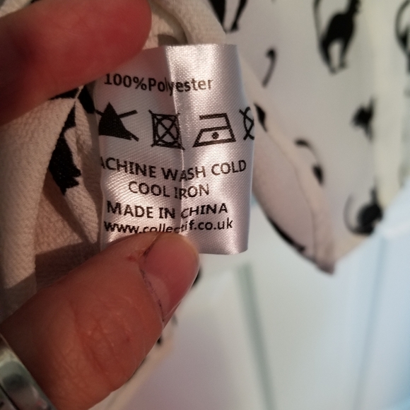 Collectif x ModCloth Mary Grace Cat Meooow Blouse - Picture 8 of 8